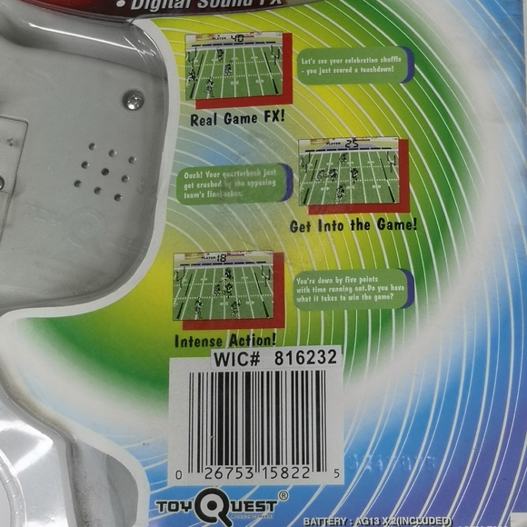 Video Game FX Electronic Football  Toy Quest  High Resolution LCD  Digital Sound - Picture 4 of 8